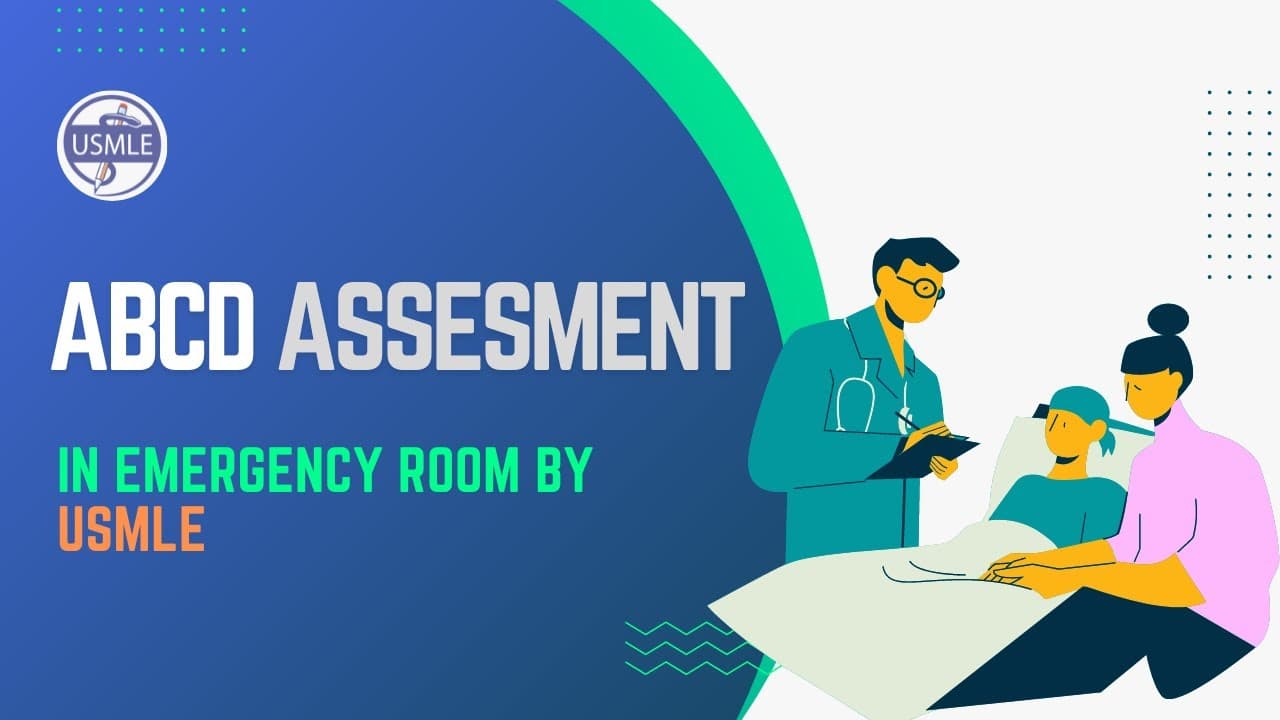 ABCD assessment of emergency patients in ER (USMLE step 1)