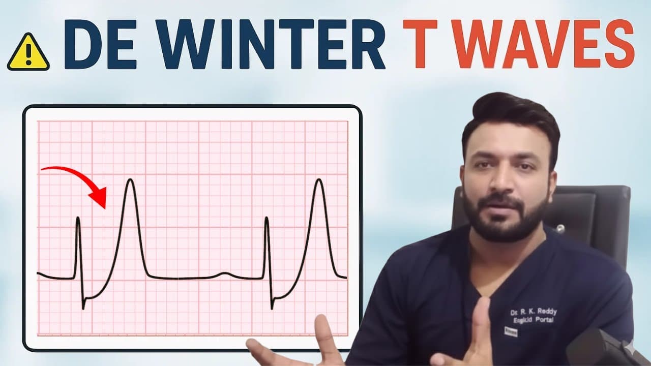 De Winter T Waves Explained | The Hidden STEMI Equivalent on ECG