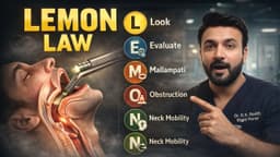 LEMON Law for Intubation: 5 Airway Assessment Steps Every Beginner Must Know