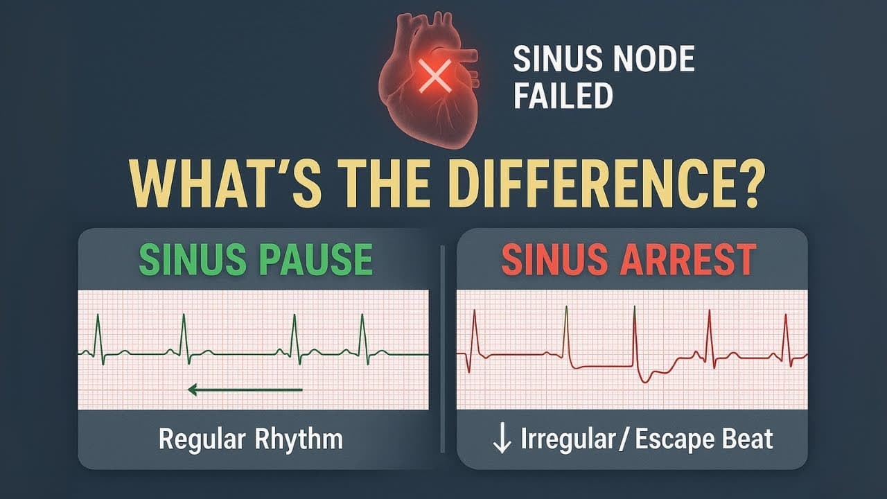 What Happens When the Sinus Node Fails? (Full ECG Breakdown)